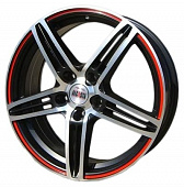 Alcasta M04 6,5x17 5x114,3 Dia 45 (черный)